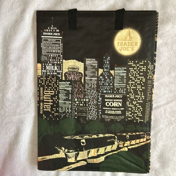 Trader Joe’s Nocturne Reusable Grocery Tote Bag Rare Collectible - Picture 2 of 4